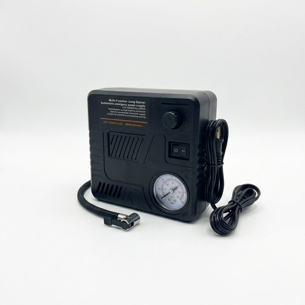4-in-1 Emergency Car Jump Starter &amp; Air Compressor
