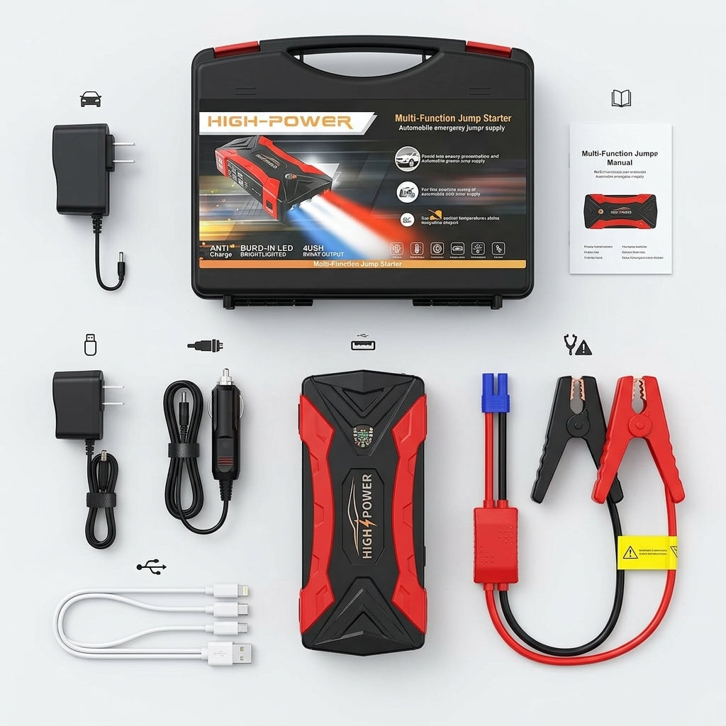 Portable Jump Starter Kit
